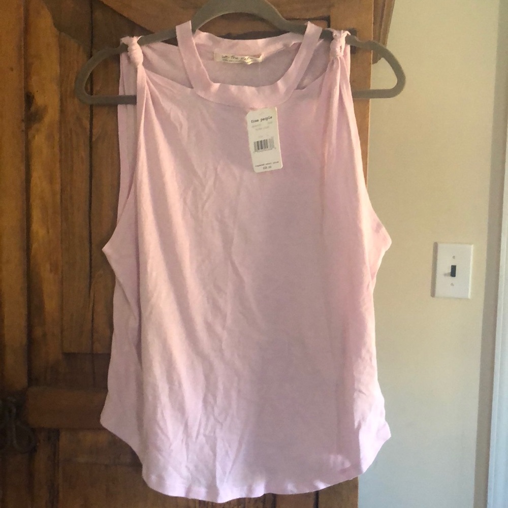Free People blush lilac tee!